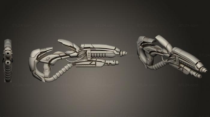 Оружие (Научная фантастика, WPN_0173) 3D модель для ЧПУ станка